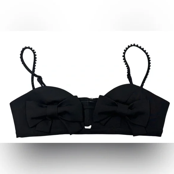 Nasty Gal Embellished Black Bralette/Crop - Picture 3 of 5